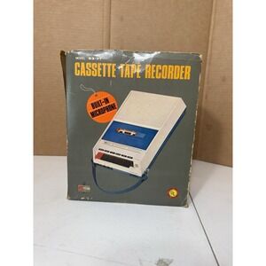 Kmart‎ Cassette Tape Recorder(NIB) Box Is Damaged Not Tested.